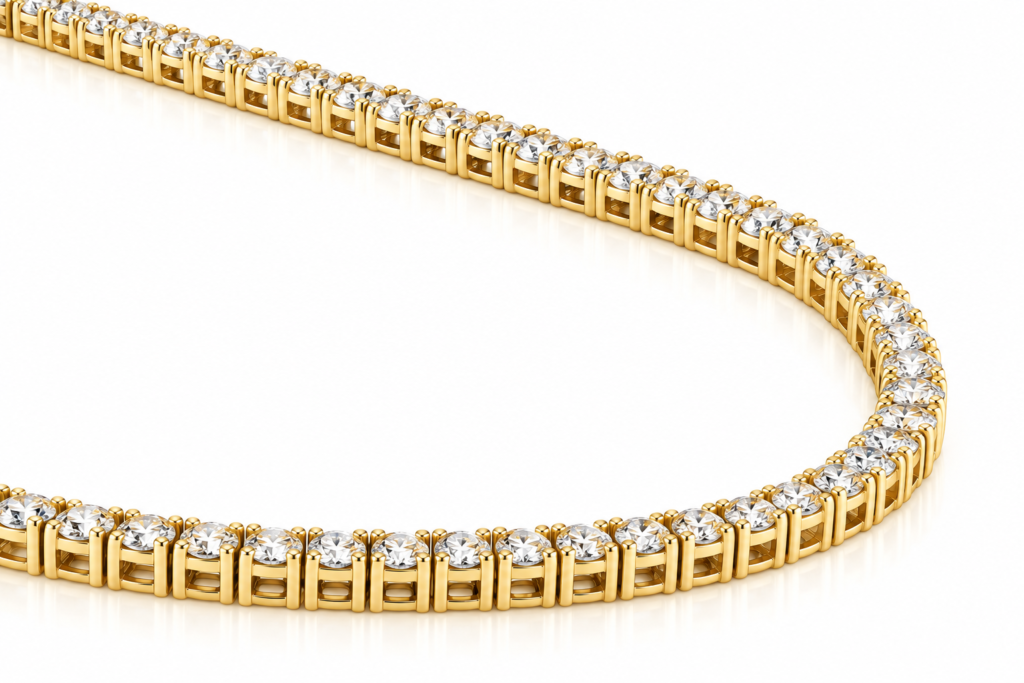 Collier tennis en diamants