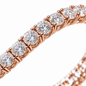 Classic Natural Diamond Tennis Bracelets - 图片 4