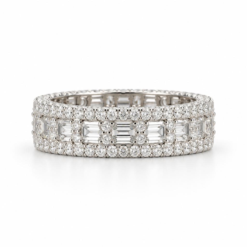 Natural Diamond Wedding Band