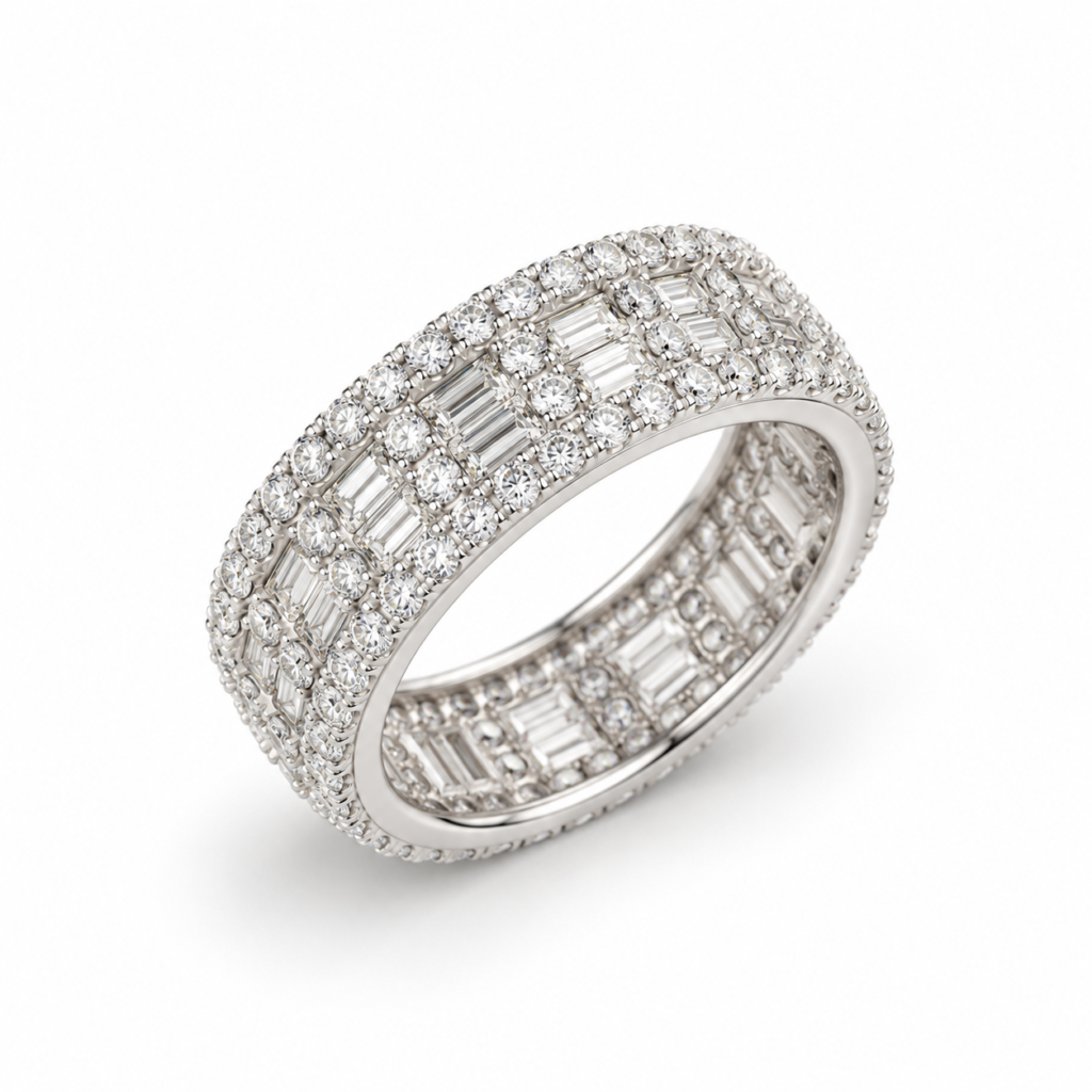 Natural Diamond Wedding Band