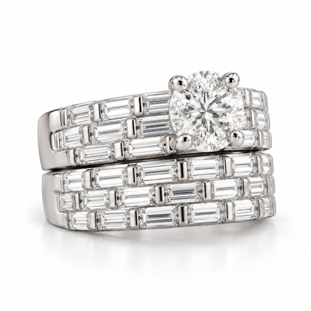 SoulMate Baguette Natural Diamond Ring 1 ct