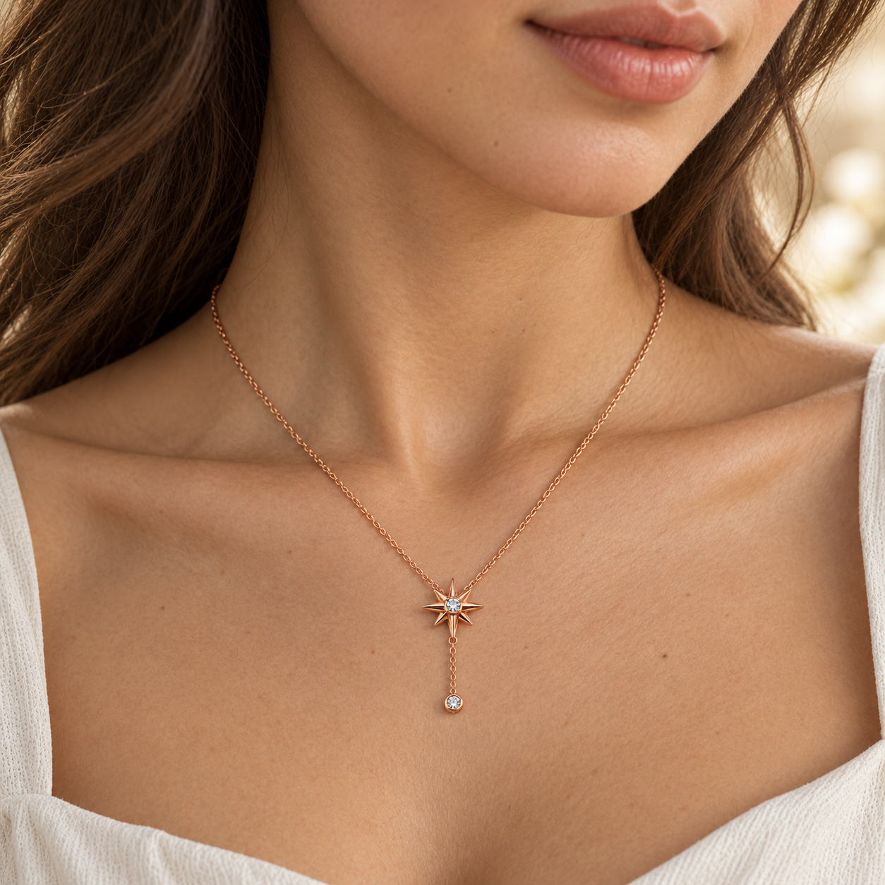 Glow North Star Diamond Necklace – Image 3