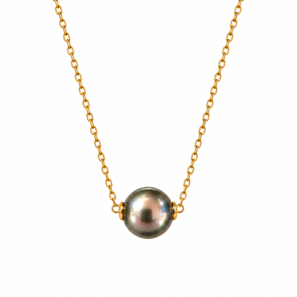 Motu Intense Peacock Pearl Necklace