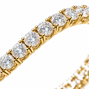 Classic Natural Diamond Tennis Bracelets - 图片 3