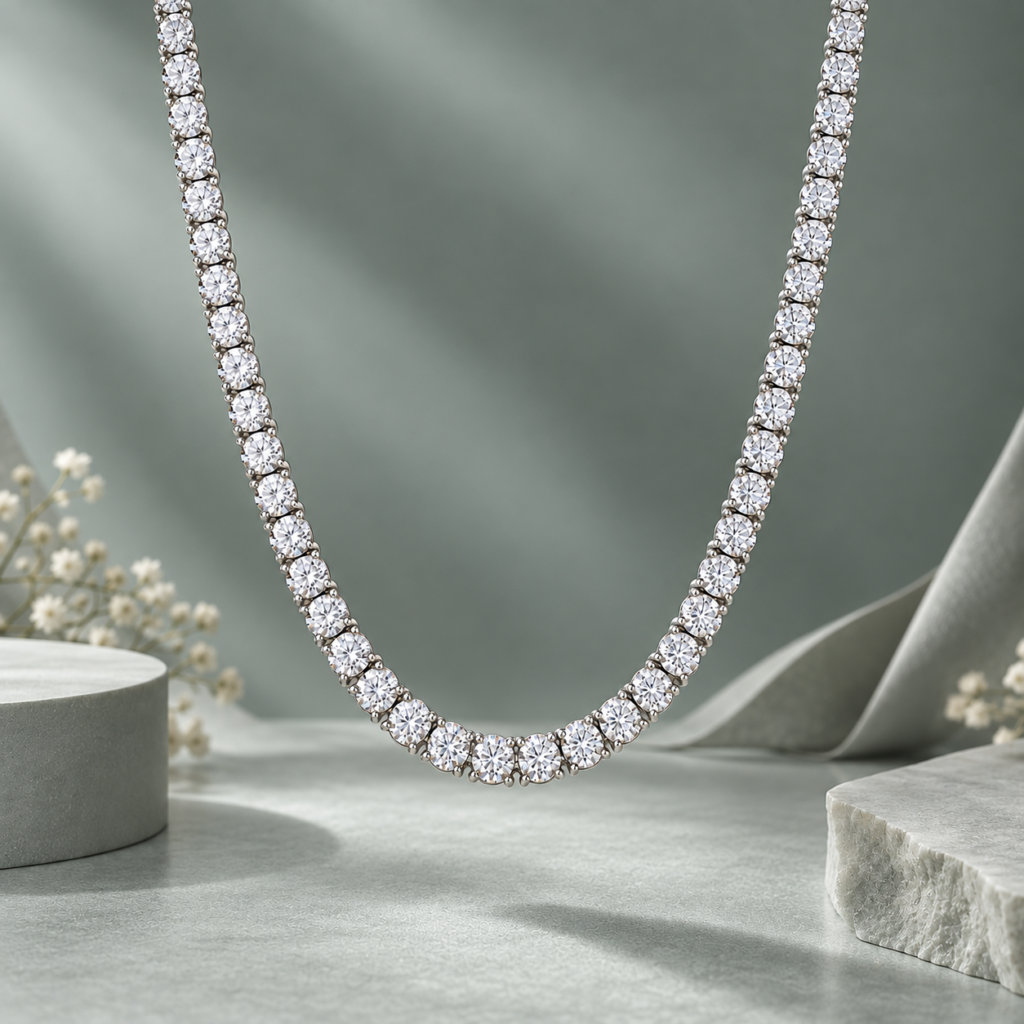 Tennis Necklace Half Grading
