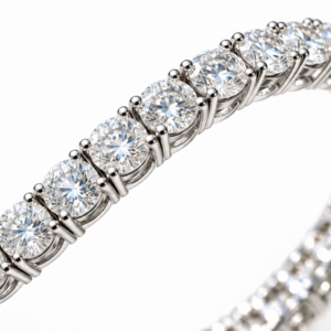 Classic Natural Diamond Tennis Bracelets - 图片 2